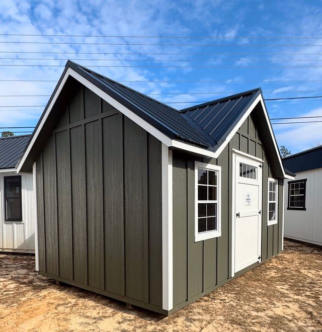 10x16 Cambridge Dormer Low 55864 | Rabers Buildings of Aiken LLC